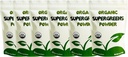 Cherie Sweet Heart Supergreens Toz - Yeşil Superfood - Organik Yeşiller Toz Süper Yeşiller - Smoothie Toz - Superfood Toz - Tozlu Yeşiller - 2.25LBB Super Greens Toz - 204 Hizmet