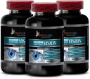 εκχύλισμα σπόρων σταφυλιών οργανικό - ADVANCED VISION FormULA - αμινοξύ ταυρίνης, Βελτιώνει την όραση, τη λουτεΐνη και τη ζεαξανθίνη, οργανικά συμπληρώματα ματιών για ενήλικες άνω των 50 ετών, γάλα γαϊδουράγκαθο οργανικό - 3 φιάλες 180Caps