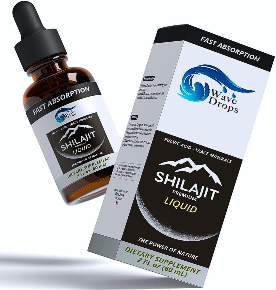 Saf Shilajit Machinery Liquid | High Potency,Authentic, Natural | For Detox Cleanse Immune Support Brain ATM and Energy | Contains Fulvic Acid Trace Minerals | 2 Fl Oz