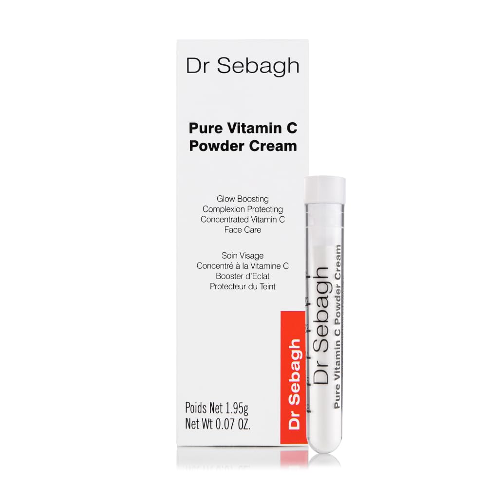 Dr. Sebagh - C Toz Kremi [CLINICAL PROVEN RADIANCE] - Face için C Cream - Glow Boosting Skincare - C Cream for Dark Spots, Eye, Face & Acne - (0.07 Oz, 1 Pack)