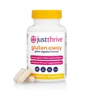 Sadece Thrive Gluten Away - 30 Hizmetkâr Enzymes + Probiyotik Gluten Savunma Desteği - Vegan, Gut Health Supplement