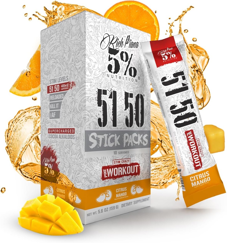 5% Διατροφή Πλούσια Piana 5150 High Stim Pre-Educate Powder Packets 