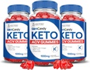 (3 Pack) Slim Candy Keto ACV Gummies Advanced Formula 1000MG SlimCandy Keto Gummies Apple Cider Vinegar Formulated with Pomegranate Beet Buice Powder B12 Vegan Non GMO 180 Gummys