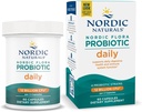 Nordic Naturals Nordic Flora Probiyotik Daily - 60 Capsules - 4 Probiyotik Strains with 12 Milyar Cultures - Optimal Wellness, Immune Support, Digestive Health - Non-GMO, Vegan - 30 Hizmet