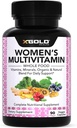 Vegan Women's Daily Multivitamin 50 Plus with Organic WholeFood Based Natural Materialss, Ginger, Maca, Multi-Vitamin B Complex & More - Energy Support, Immune System Alert -90 Capsules