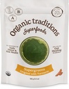 Βιολογικές Παραδόσεις Super Greens Σκόνη Superfood με Turmeric, Βιολογικά Πράσινα Superfood Σκόνη, 100g/3.5oz Τσάντα