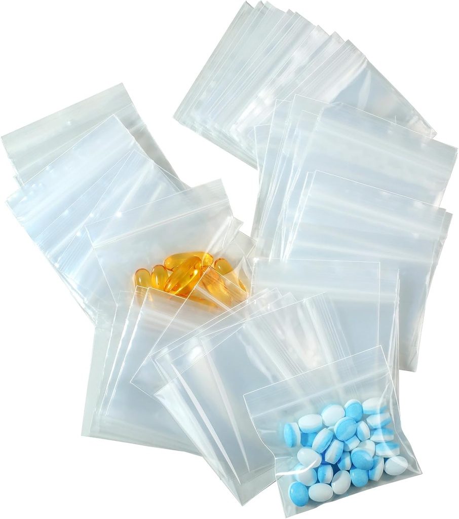 125 Πακέτα Τσάντες Pill Pouch 6 εκατ. 3x2.75'', Bpa Free Travel Medicine Organizer, Pill Organizer Multi-Purpose Καθαρή μικρή Φορητή, θήκη χάπι για το πορτοφόλι, Pill Pockets για φάρμακα, αποθήκευση, συσκευασία & Ταξίδι