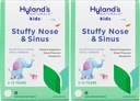 Hyland's Naturals Kids Stuffy Nose and Sinus Tablets, Ψυχρή και Αλλεργική Ιατρική για Παιδιά Ηλικίες 2 και άνω, Κεφαλαλγία Ανακούφιση και Nasινικό αποσυμφορητικό, Γρήγορη Διάλυση Tablets, 50 Count (Pack of 2)