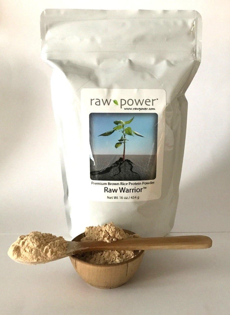 Raw Power Raw Warrior Brown Rice Protein Toz, (16 oz, Premium)