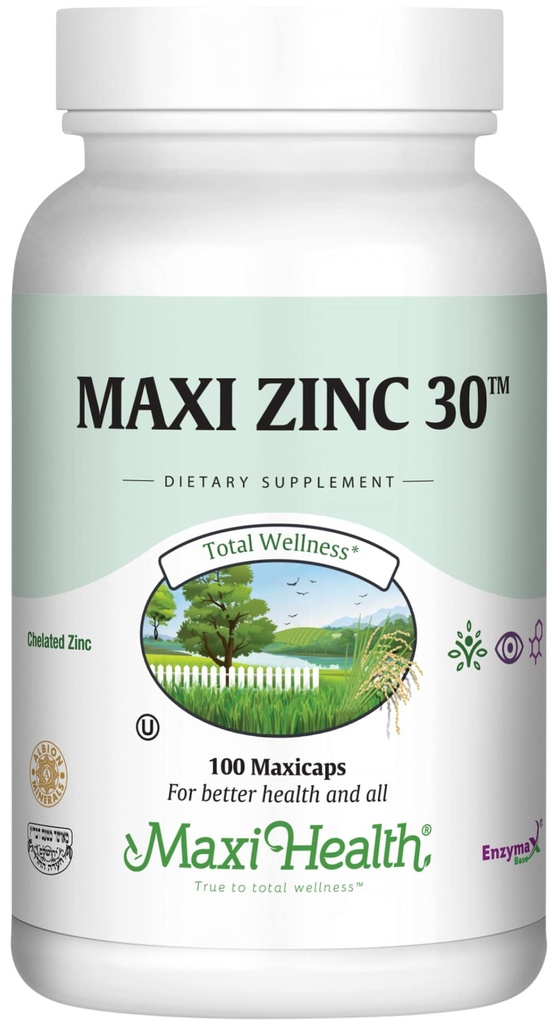 Çinko Supplements – Enzymax ile 30 mg – En yüksek Potency Immune Support – Chelated çinko Glycinate Capsules – Yetişkinler için çinko Vitamini – Kosher – 100 Kont