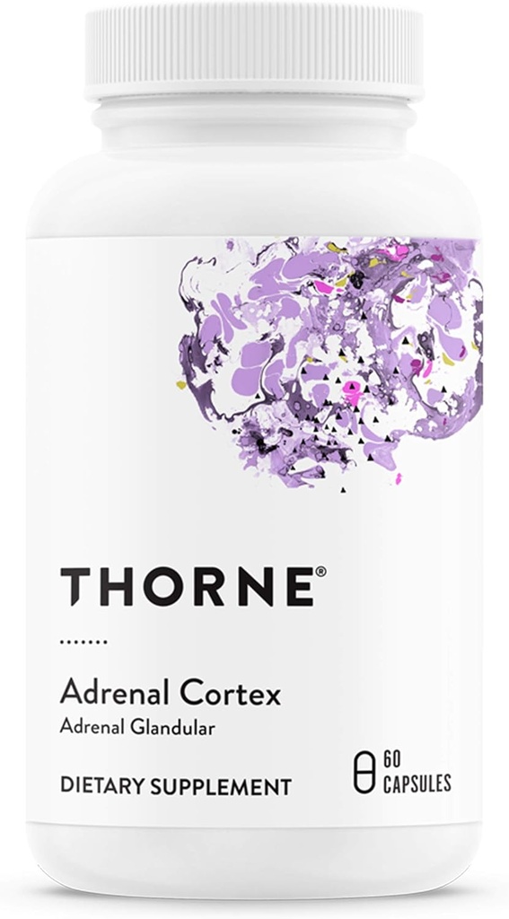 THORNE - Adrenal Cortex - Cortisol Yönetimi için Tamam - Sağlıklı Adrenal Gland Fonksiyonlar, Immune System, Stres Yönetimi, Fatigue & Metabolism* - 60 Capsules