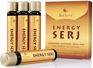 Energy SERJ, Schisandra, Eleuthero ve Royal Jelly ile Caffeine Energy Boost