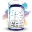 Nootropics Depot Erinamax Lion's Mane 500 mg Capsules | Liquid Culture Mycelium | 2.5 mg Erinacine A | Mood, Cognition, & Nerve Support | 60 Count