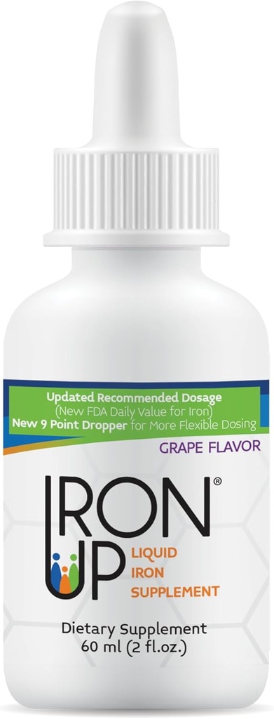 Iron Up, Liquid Iron Sup, Grape Flavor, 2 fl oz (60 ml)