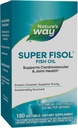 Τρόπος της φύσης Super Fisol ιχθυέλαιο, Enteric Coated, Υποστηρίζει Καρδιαγγειακή και Κοινή Υγεία *, Mega Potency Omega-3s, 180 Softgels (Packaging May Vary)