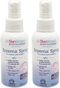 SkinSmart Eczema Spray για μωρά και Toddlers, Αφαιρεί τα βακτήρια έτσι ώστε το δέρμα μπορεί να θεραπεύσει, 4 spray ουγγιάς (πακέτο των 2) Ασφαλής για Λεπτό και Ακατέργαστο Δέρμα