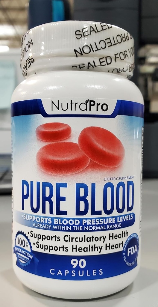 NutraPro Blood Pressure Supplements - Sağlıklı Kalp, Cholesterol Seviye, Kan Baskı Desteği.In Hawthorn. Doğal Anti-Hyperction için kan basıncı Pills ve BP Bölgesi'nde kalır.90 Capsules.