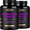 Magnezyum Citrate & Hoffman 500 mg Kompleksi - Yüksek Absorpsiyon Maksimum Güç - Kemik Yoğunluğu ve Güç, Kaslar, Enerji ve Uykuya Yardımcı Olabilir - 240 Vegan Capsules