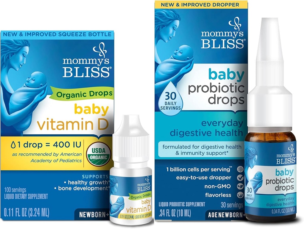 Anne'nin Bliss Organik Bebek Vitamini D Drops 100 Hizmettir ( Bebek Probiyotik Drops Günde 30 Hizmetle 1)
