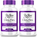 (2 Πακέτο) κάψουλες Ultra Flex, Advanced Joint support Supplement, Ultra Flex Natural Joint Health Formula, Max Strength Pills για την κοινή ευεξία και κινητικότητα, UltraFlex Vitamin Reviews (120 Κάψουλες)