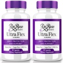 (2 Pack) Ultra Flex Capsules, Advanced Joint Support Supplement, Ultra Flex Natural Joint Health Formula, Max Strength Pills for Joint Wellness and Mobility, UltraFlex Vitamin Reviews (120 Capsules)