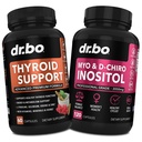 Tiroid Desteği ve Myo-Inositol & D-Chiro Inositol Supplement Capsules - Metabolism için Doğal Destek, Mood & Energy - 40:1 Kadın Sağlığı için Hormon Dengesi, Erkekler Sağlığı, Kadın Sağlığı
