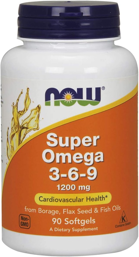 Şimdi Gıdalar - Super Omega 3-6-9 1200 mg. - 90 Softgels