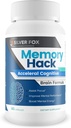 Memory Hack - Acceleral Γνωστική φόρμουλα εγκεφάλου - Υποστήριξη ψυχική αντοχή και εστίαση - με Taurin & άλλα ισχυρά φυσικά συστατικά - Nootropic Booster εγκεφάλου