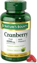 Nature's Bounty Cranberry Pills for Women Urinary Tract Health, Cranberry Supplements with Temp & Vitamin C, 250 Softgels (Pazar 1)