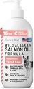 Άγριο ψαρέλαιο Αλάσκας για σκύλους - 16 oz. της Fish Oil Formula - Pump Cap Bottle - Περιέχει Omega-3 και 6, βιταμίνη D, EPA και DHA για υγιή δέρμα και παλτό