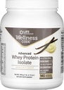 Life Extension Wellness Code® Advanced Whey Protein Isolate (Vanilla), creatine, glutamine, Mix for Muscle Growth & Immune Health, no Sugar Added, Gluten Free, Non-GMO, 454 Grams, 20 Servings