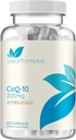 CoQ10 200mg με BioPerine - Ενισχυμένο συνένζυμο απορρόφησης Q10 200mg ισχυρό αντιοξειδωτικό για την καρδιακή ενέργεια και τη γήρανση Υποστήριξη - Υψηλή σταθερότητα CoQ10 Ubiquinone Caps - Made in a cGMP US Lab (200 Services)