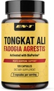 EN-1 Tongkat Ali for Men (Longjack) Fadogia Agrestis ve Tongkat Ali Supplement 1205mg per Service with BioPerine, Tongat-ali for Men - 120 Capsules Tonkat-Ali Long Jack