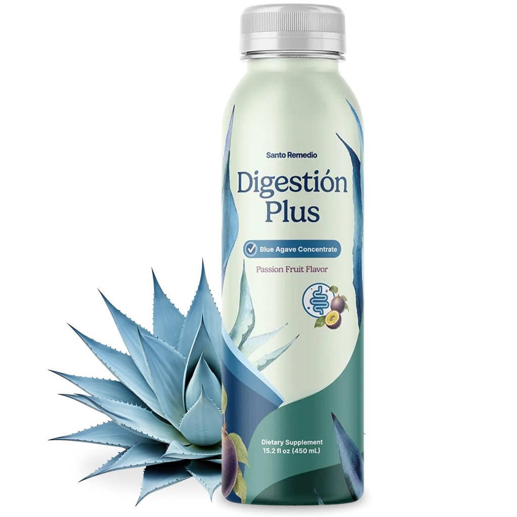 Santo Remedio Digestion Plus, Tempd Blue Agave Drink, 30 Hizmet, Tutkulu Flavor, Vegan, Gluten-Free, Non-GMO, Hayır Eklenmedi