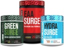 Jacked Factory Green Cerrah Green Superfood Toz, Hydrasurge Electrolyte Hydration Supplement, EAA Cerrah EAA Supplement