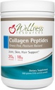 Wellness Kaynakları Collagen, - Pasture Yükseltd, Grass Fed 100% Collagen protein - Hydrolyzed Tip I ve III Collagen Powder Toz, Unflavored (500 Grams/ 17.6 Ounces)