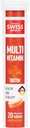 Effervescent Multivitamins + Biotin for Wellness and Vitality Diyetary Supplement with Vitamins C, E, B1, B2 B6, B12, A, ve D3, 3-Pack, 60 Tabletler