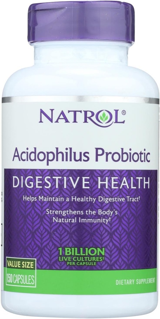 Natrol Acidofilius Probiyotik - 100 mg - 150 Capsules
