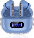 Blue Wireless Earbuds P1 PRO, Kulak telefonları Clear Call Mics Ear Buds, Comfortable Fit, IPX7 Su Uzun Battery Life, 30H Playtime for Sports Workoutout