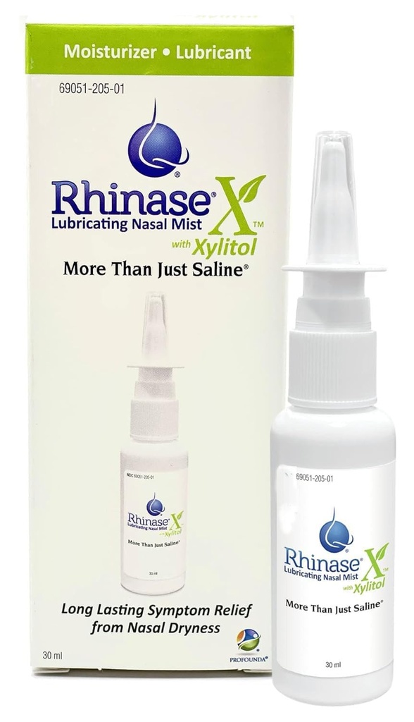 Rhinase X Laneing Nasal Mist Spray with Xylitol | Long Lasting Symptom Relief from Nasal Kuruness | Less Sneezing, Itchiness, Nasal drop and Congestionion