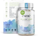esmé menomé Mind - Günlük Beslenme Desteği Daha Önce, Menopause'dan Sonra - 60 Capsules'in İki Ay Tedariki, Lanetli Ashwagandha ve Gingko biloba