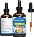 Pet Wellence Dog & Cats için BM Gold – Constipation Relief & Stool Softener, Sağlıklı Bowel Hareketleri Destekler - Doğal Herbal Supplement 4 oz (118 ml)