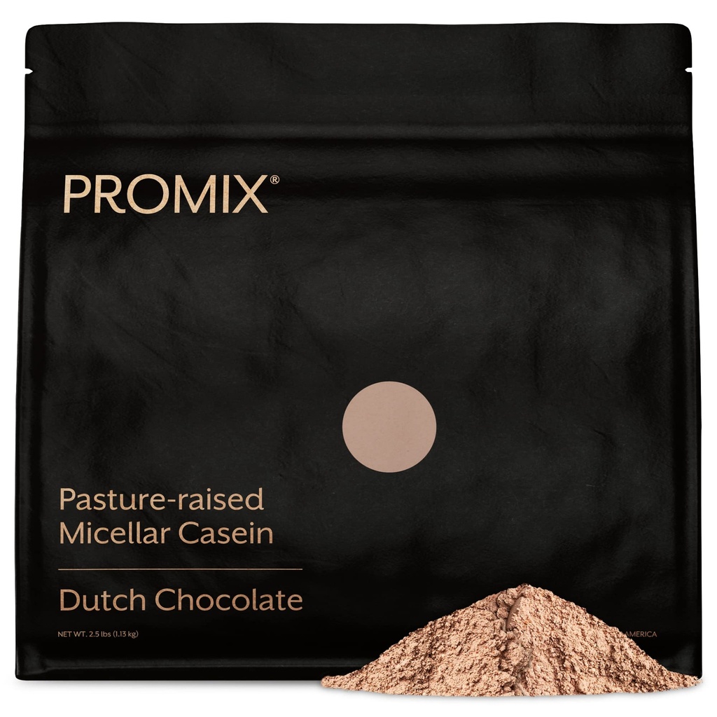 ProMix Beslenme Vakain Protein Toz, Çikolata - Grass-Fed - Slow & Sustained Recovery Post Workout Fitness - Shakes, Smoothies, Baking & Cooking - Gluten-Free - 2.5 Pound (Pack of 1)