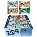 Zing Kids Protein Bars Variety Pack, Χωρίς γλουτένη 100 θερμίδες Mini Bars με υψηλή πρωτεΐνη, Vegan Nutrition Bars, Dairy Free Plant Based Protein - 24 count