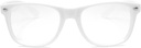 GloFX Ultimate Diffraction Glasses - White - 3D Prism Rainbow Effect - Great Edm, Festival, Concert, Fireworks, Christmas Lights, and Rave Accessory - White Frames