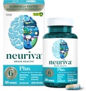 NEURIVA Plus Memory ve Focus Klinik olarak Zihinsel Clarity, Bilişsel Geliş Vitaminleri B6, B12, Phosphatidylserine 30 Capsules