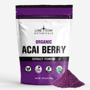 Lone Star Botanicals Organik Açai Berry Superfood Toz, 3.52oz (100 Grams), Antioksis, Vitaminler, Mineraller, Sağlıklı Beslenme, Smoothie Ekle, Soup, Salad