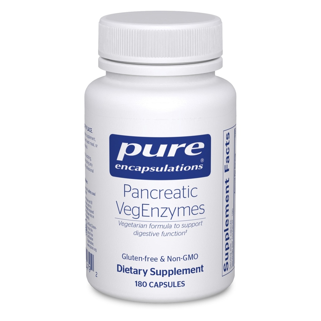 Saf Encapsulations Pancreatic VegEnzymes | Carbohidrat, Lipid ve Protein Digestion | 180 Capsules