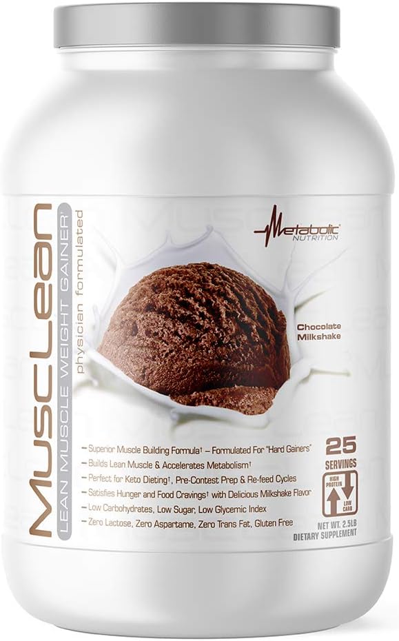 Μεταβολική Διατροφή - Mussan - Milkshake, Whey High Protein Meal Replacement, Συντήρηση Διατροφή, Χαμηλό Καρβίδιο, Keto Diet, Digestive Ένζυμα, Σοκολάτα, 2,5 Λίρες (25 σερ)
