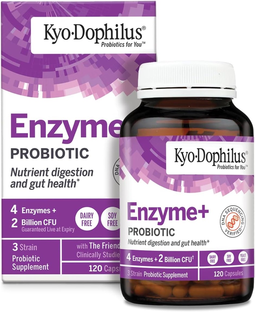 Kyolic Kyo-Dofilius Enzymes Probiyotik, Nutrient Digestion ve Gut Health